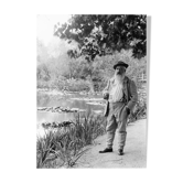 Photography, "Claude Monet in Giverny", 1905 / NB / 15 x 20 cm