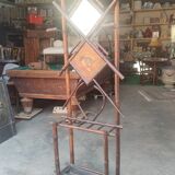 Cloakroom with bamboo coats