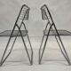 Set of four chrome folding chairs by Niels Gammelgaard for Ikea 1970