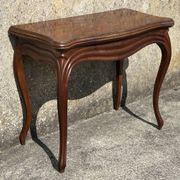Table de jeu en bois d'acajou Napoléon III, 18ème siècle