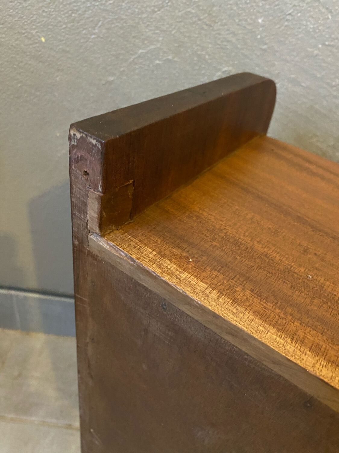 Vintage wooden row