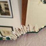 Plateau miroir biseauté Art Déco