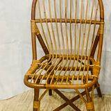 Bamboo chairs & rattan circa 60s/70s
