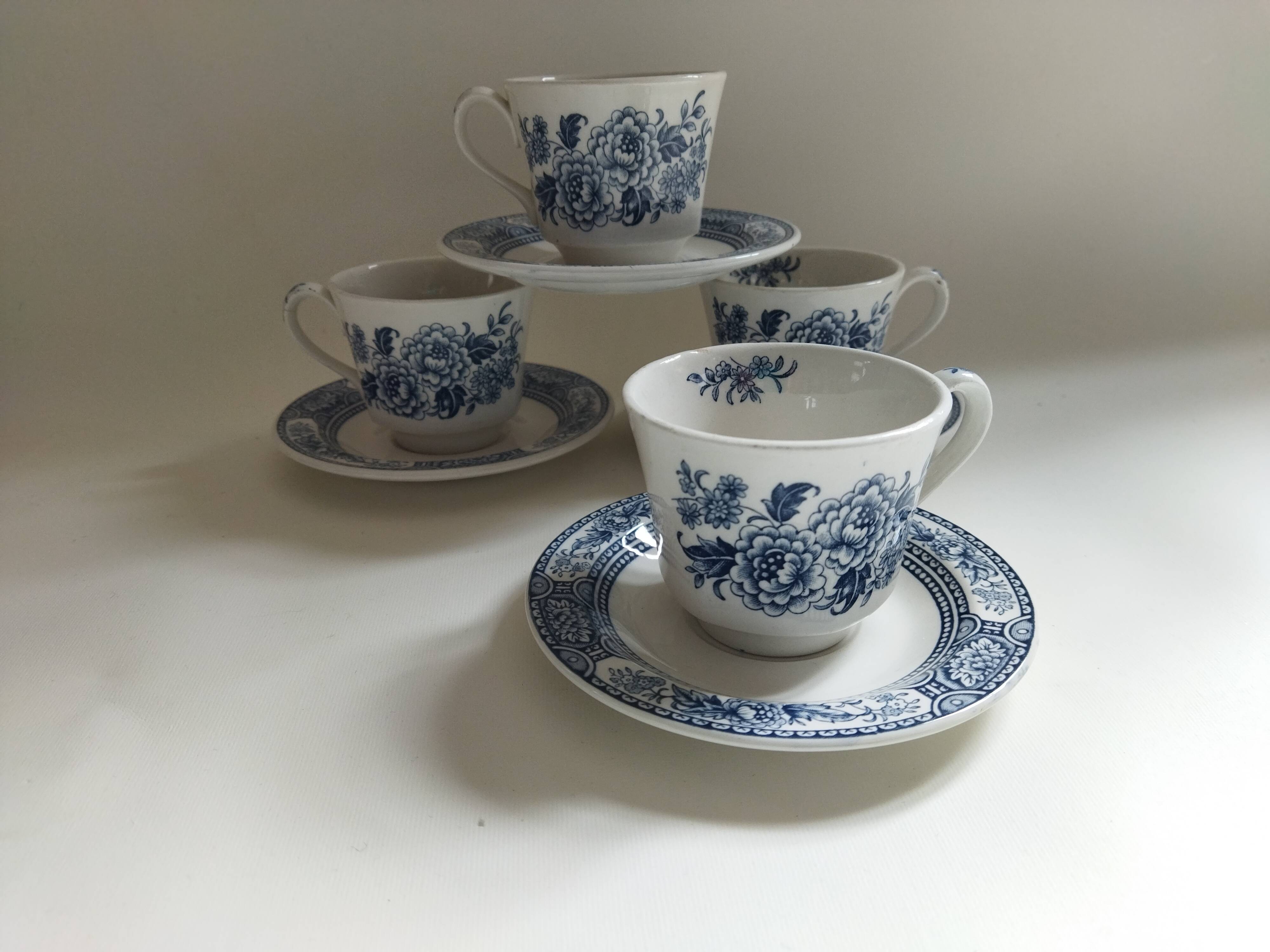 English coffee cups Ridgway Canterbury