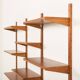 Preben Sorensen, PS System shelving unit on wooden brackets, 1960s
