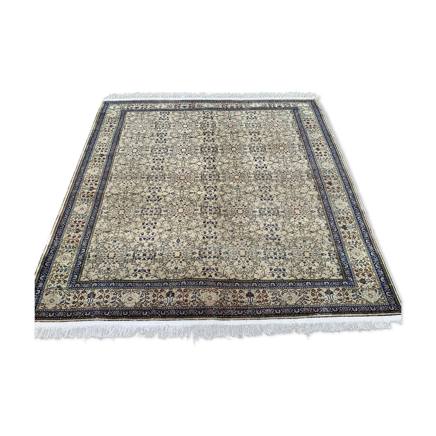 Vintage square turkish rug 205x200 cm