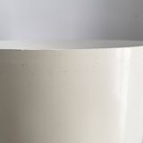 Kartell Gino Colombini white plastic umbrella stand from the 70s