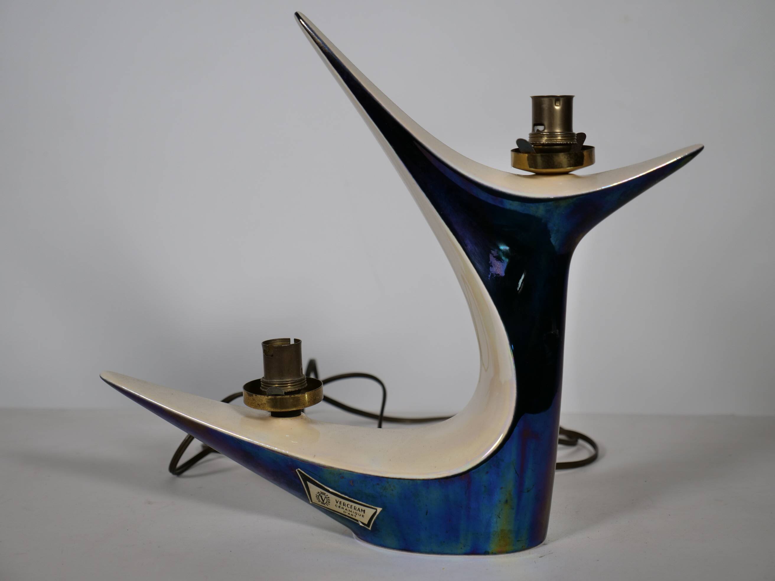 Mid-Century Vintage Table Lamp by Verceram Céramique – 1950s