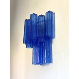 Contemporary Blue “Tronchi” Wall Sconce in Venini Style
