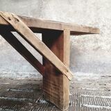 Old bench sidetable pine bench