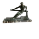 Bronze Sculpture - Georges Gori - The Helmsman - H. 30cm - Base: 15 X 42cm
