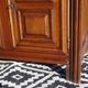 Small oak cabinet, 4 doors, Louis XIII style