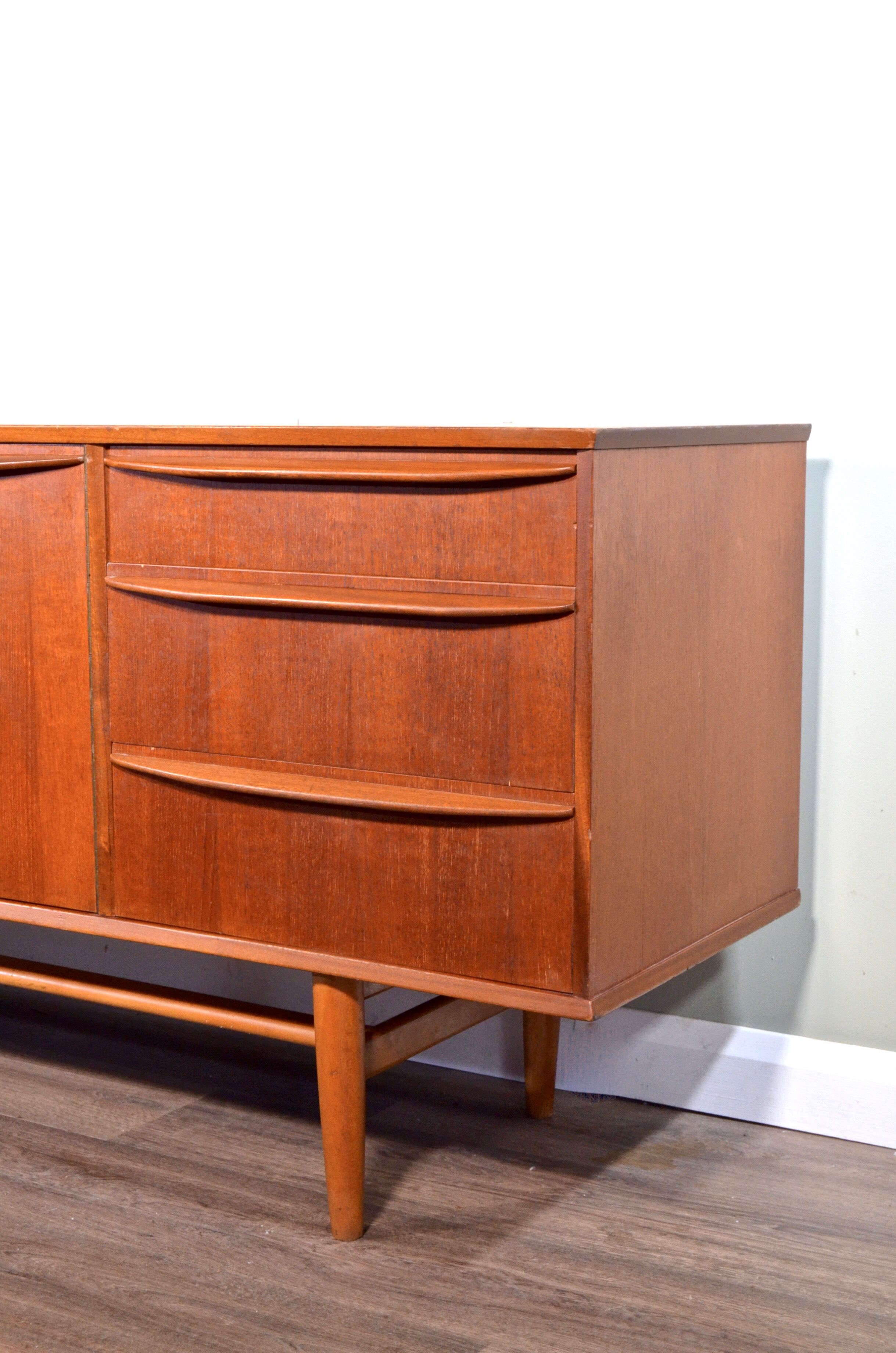 Midcentury sideboard in teak by Morris of Glasgow
