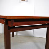 Extendable dining table in 1970 teak