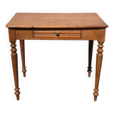 Wooden desk with drawer, Louis Philippe