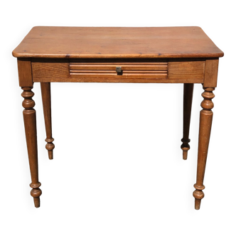 Wooden desk with drawer, Louis Philippe
