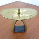 Austrian Model 3600 Candlestick in Brass by Carl Auböck, 1950s