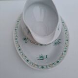 Limoges porcelain gravy boat Bernardaud Beijing model