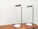 Vintage italian table lamps tegola by bruno gecchelin for blu italia, set of 2