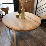 Table ovale ancienne rénovée
