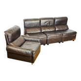Modular leather sofa 1960