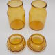 Pair of yellow jars