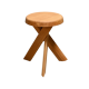 Tabouret S31A en bois de chêne massif de Pierre Chapo par Chapo Creation, France