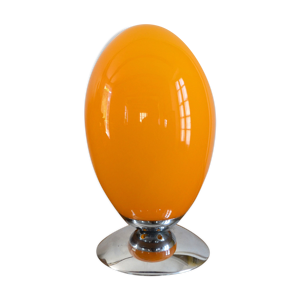Lampe oeuf opaline et