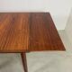Square dining table in palisander by Lübke, 1960