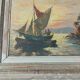 Painting, oil painting on canvas, marine, seaside