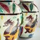 Vases vintage italy motif dragon