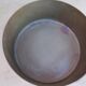 Set of 5 copper saucepans