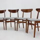1960s Set Of Four Dining Chairs by Farstrup Mobler ,Denmark