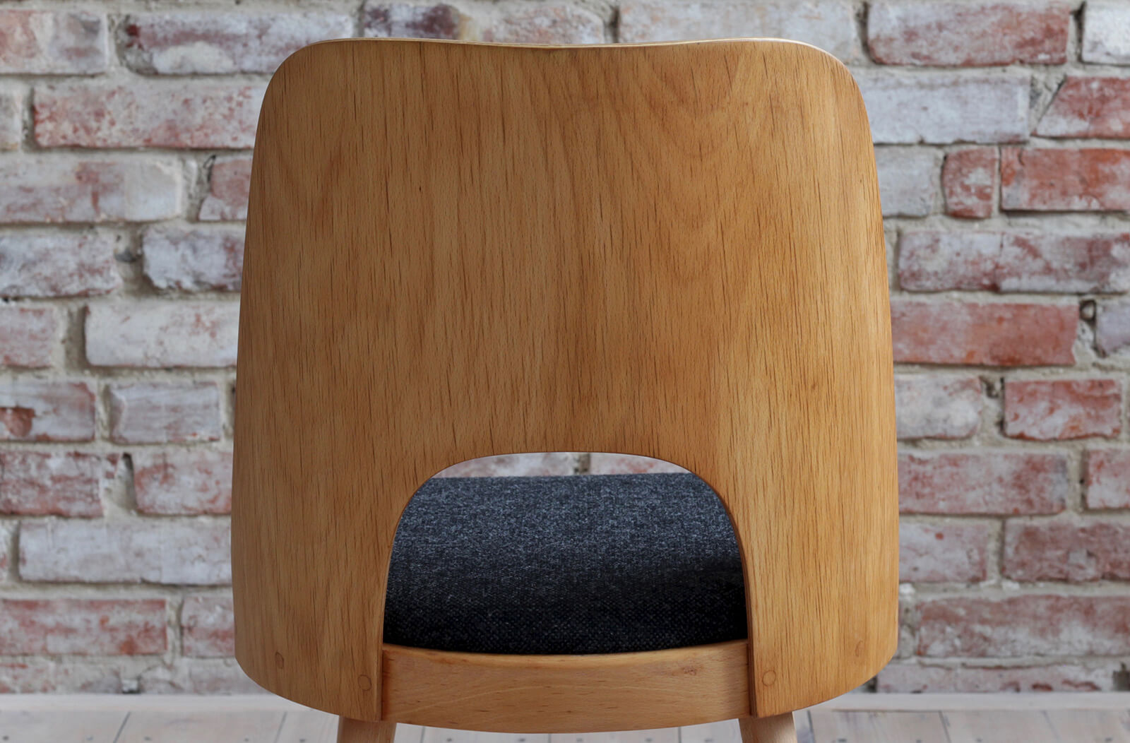 Set of 8 dining chairs by oswald haerdtl, reupholstered, midcentury