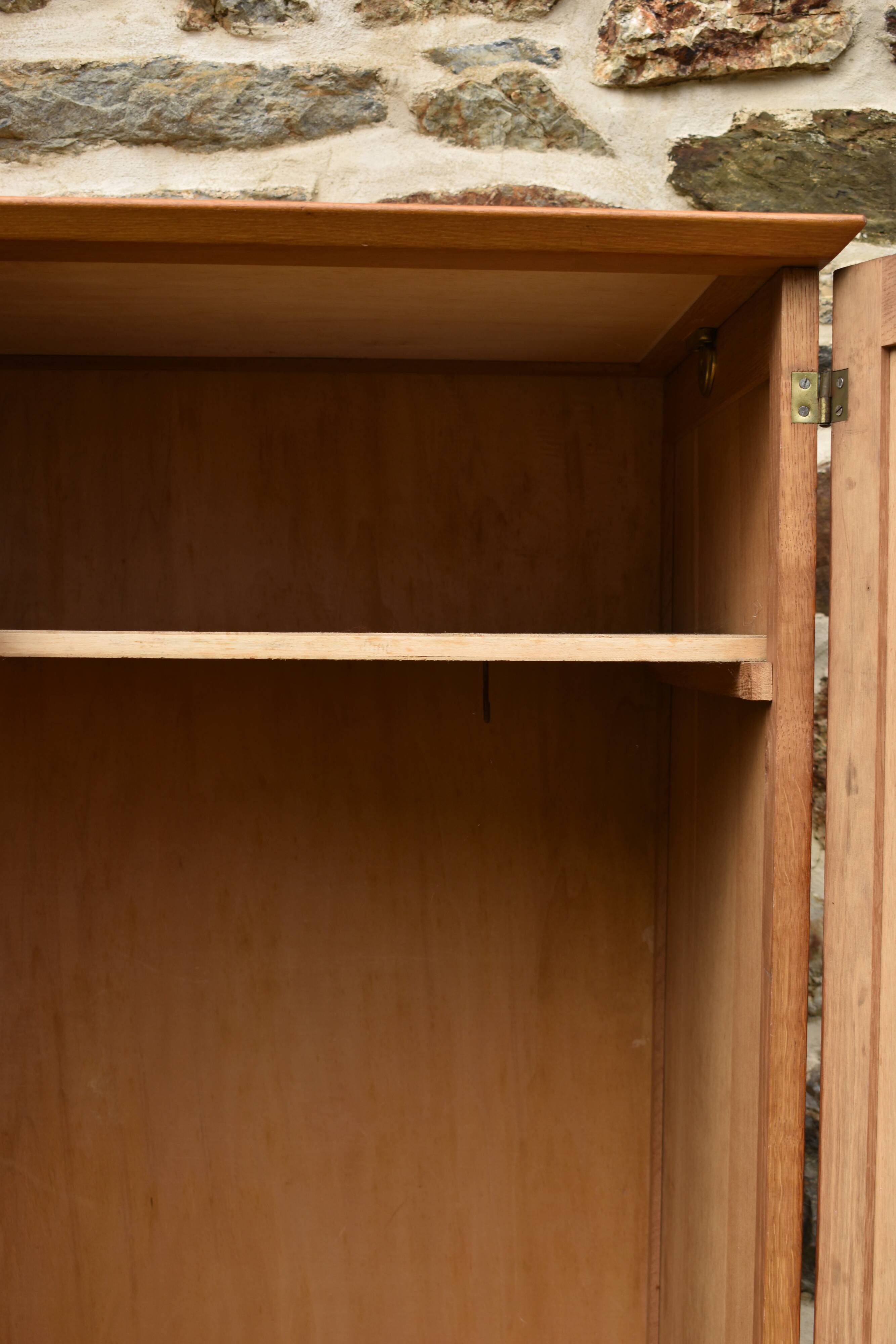 1960s rattan wardrobe