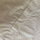 Old cotton and lace pillowcase.