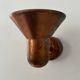 Pair of vintage copper wall lights, Denmark 1970s