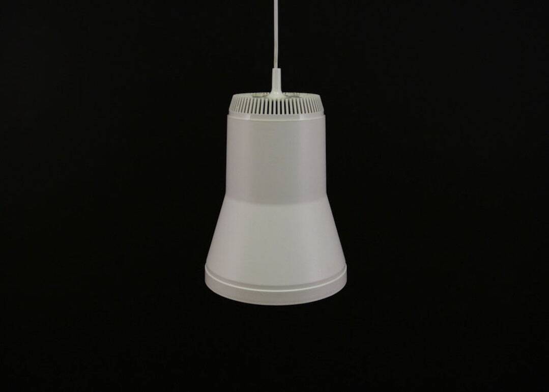 Ecru chandelier, Danish design, 1970s, prodction: Denmark