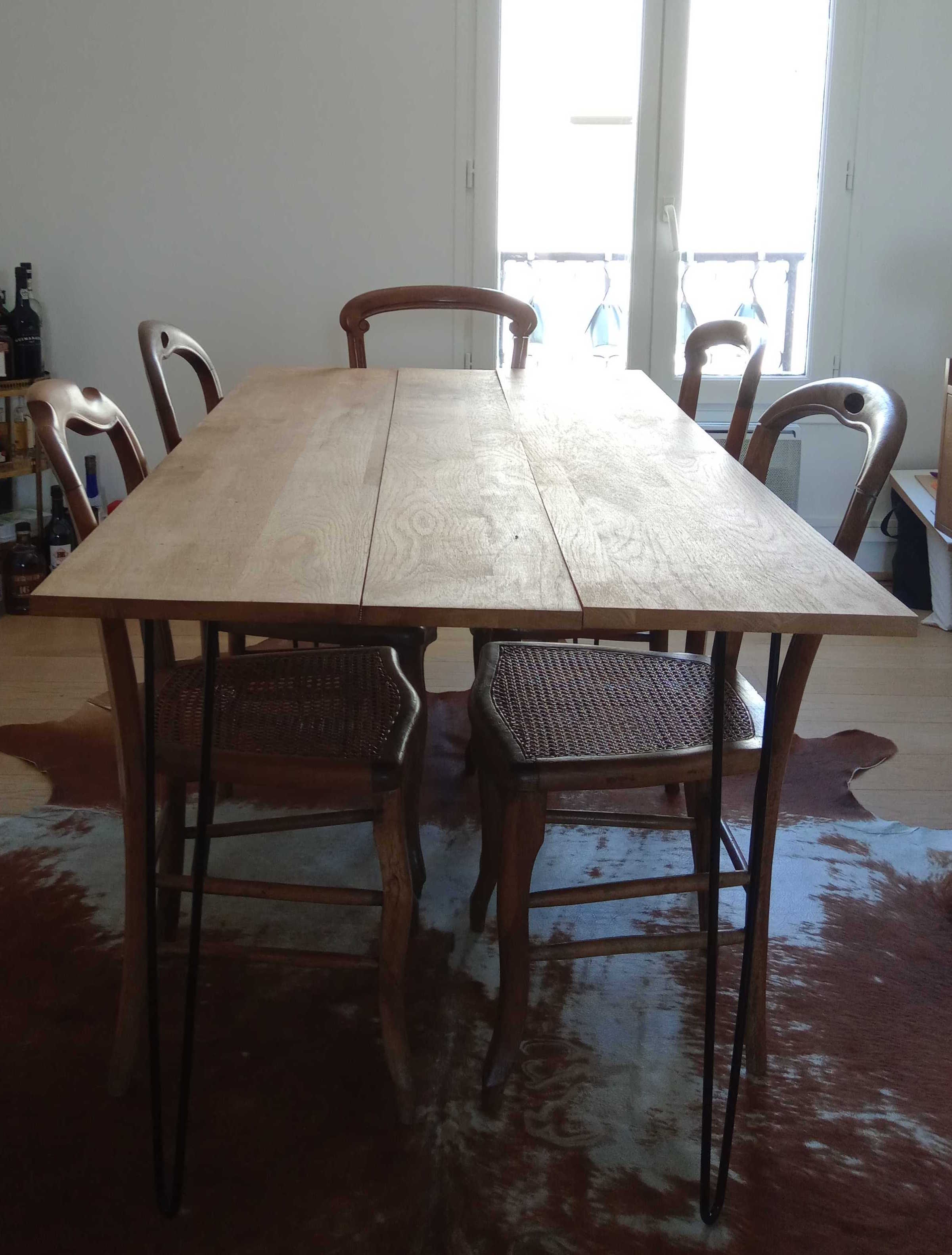 Scandinavian oak table
