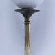 brass glass art deco lamp