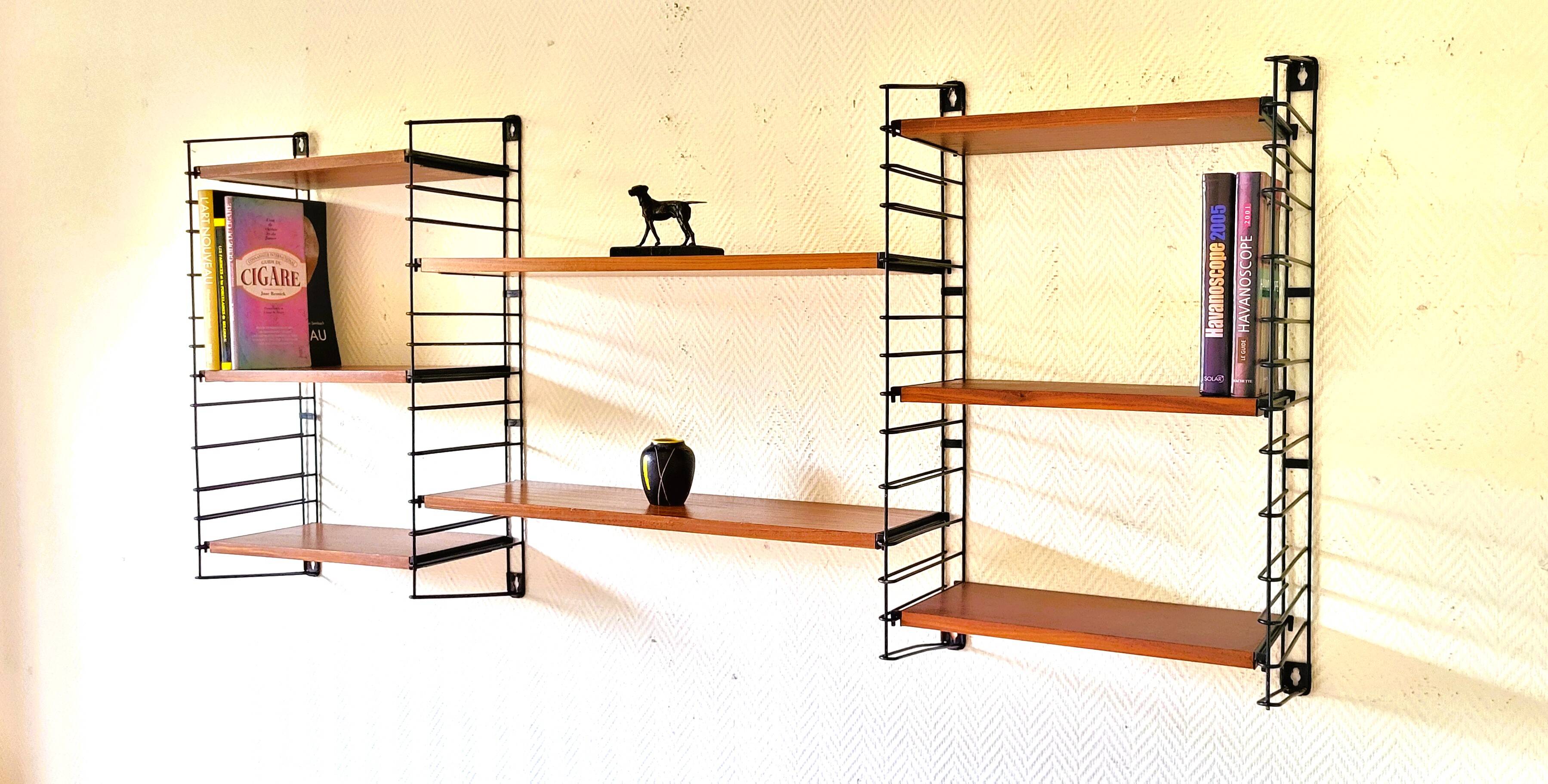 Tomado Teck Triple Etagère Vintage 60'70'