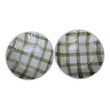 2 Moulin des loups "Nappe" soup plates