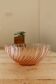Vintage glass salad bowl Rosaline Arcoroc