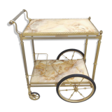 Golden bar and onyx dessert