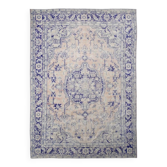 Oversize Blue Persian Rug, 246x344Cm
