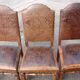 série de douze chaises en cuir de Cordoue XIXeme