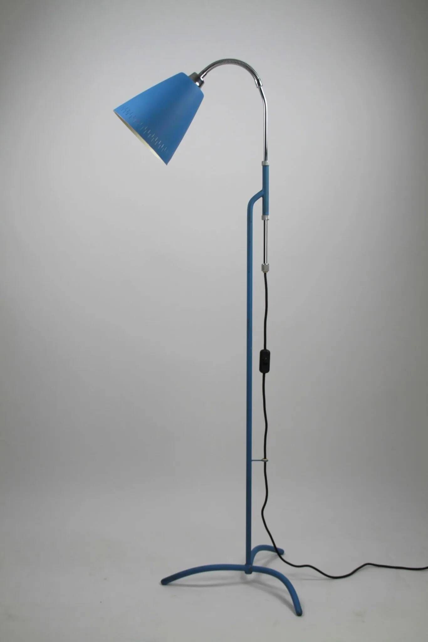 Floor Lamp Model 55 by Svenska Armatur Eskilstuna (SAE) — Sweden, 1950s