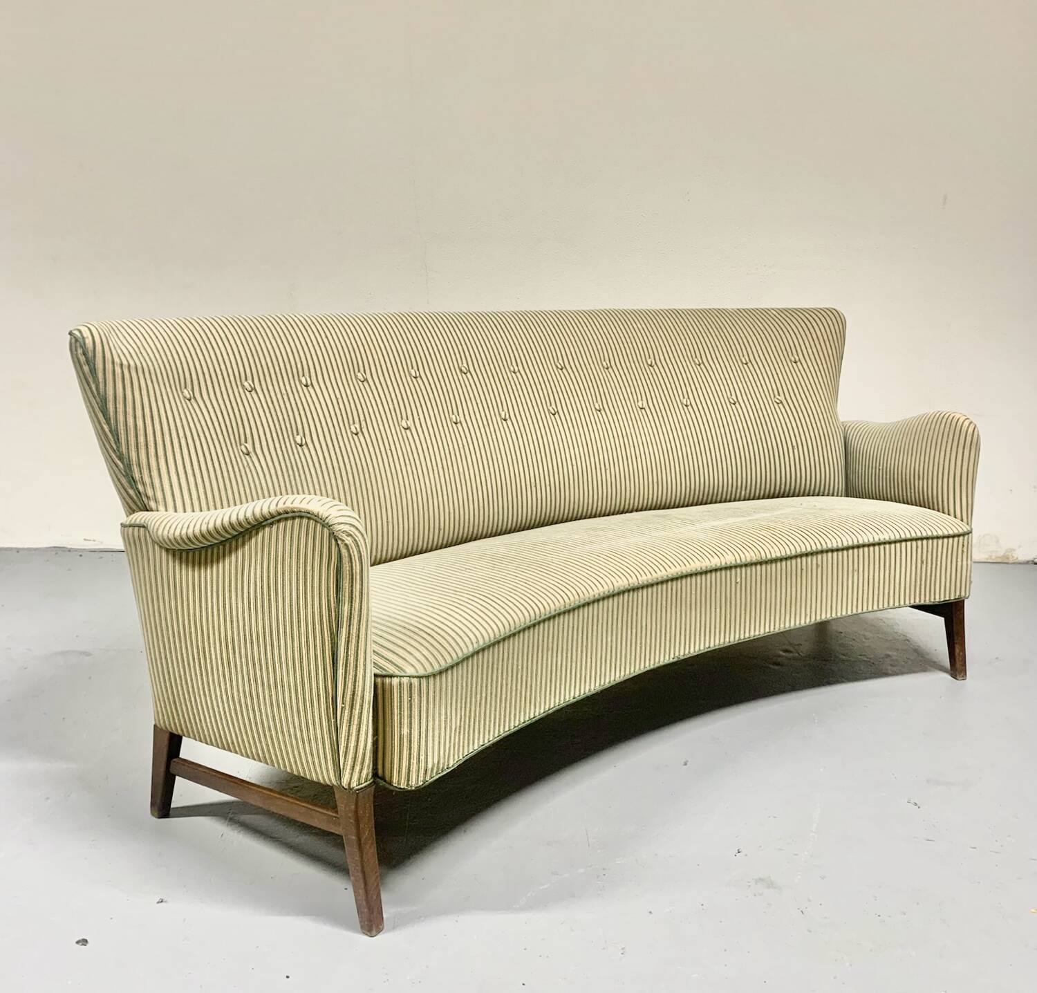 Danish Boomerang Sofa 1940s by Hvidt