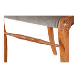 Ensemble Biedermeier restauré de quatre chaises en chêne et noyer, Vienne, Autriche, années 1820