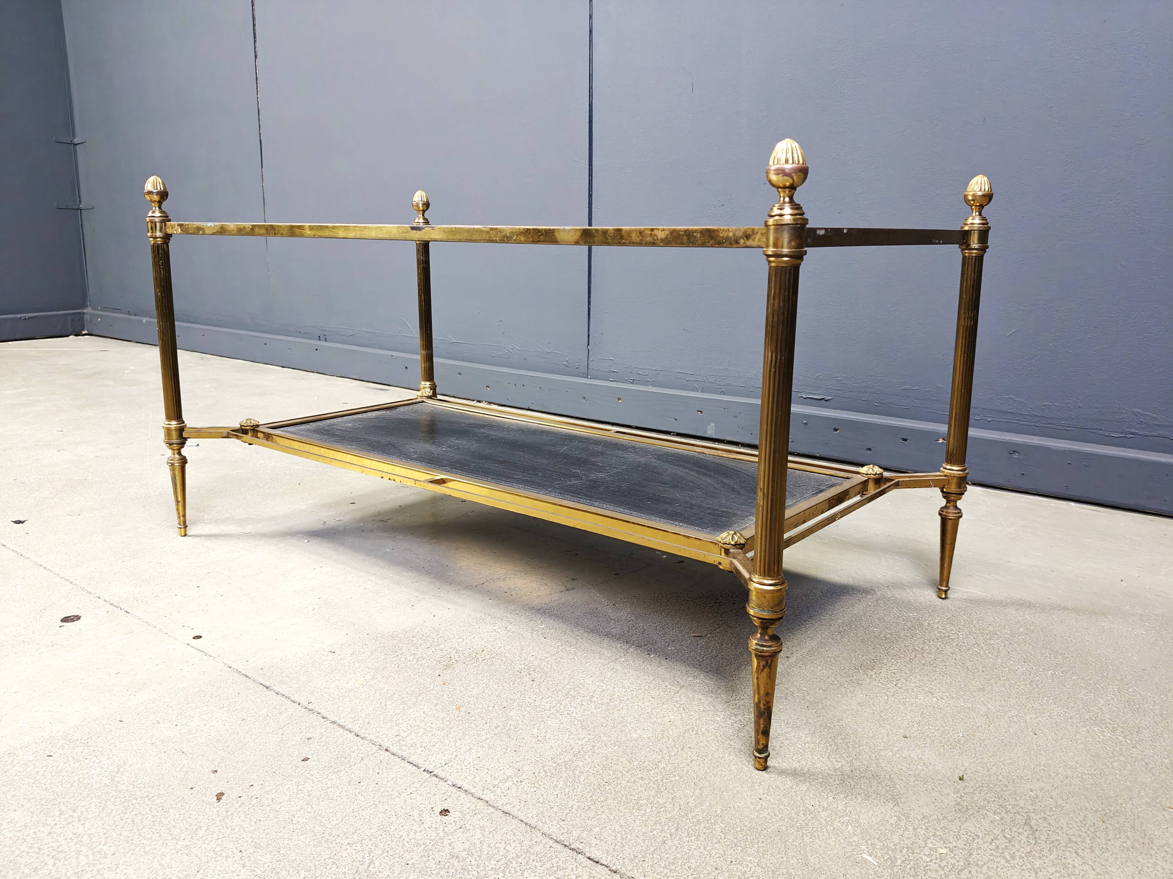 Vintage coffee table by Maison Jansen, 1960s.